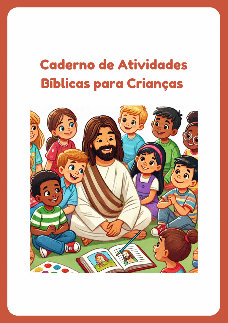 Cópia de Caderno de Atividades Bíblicas para Crianças