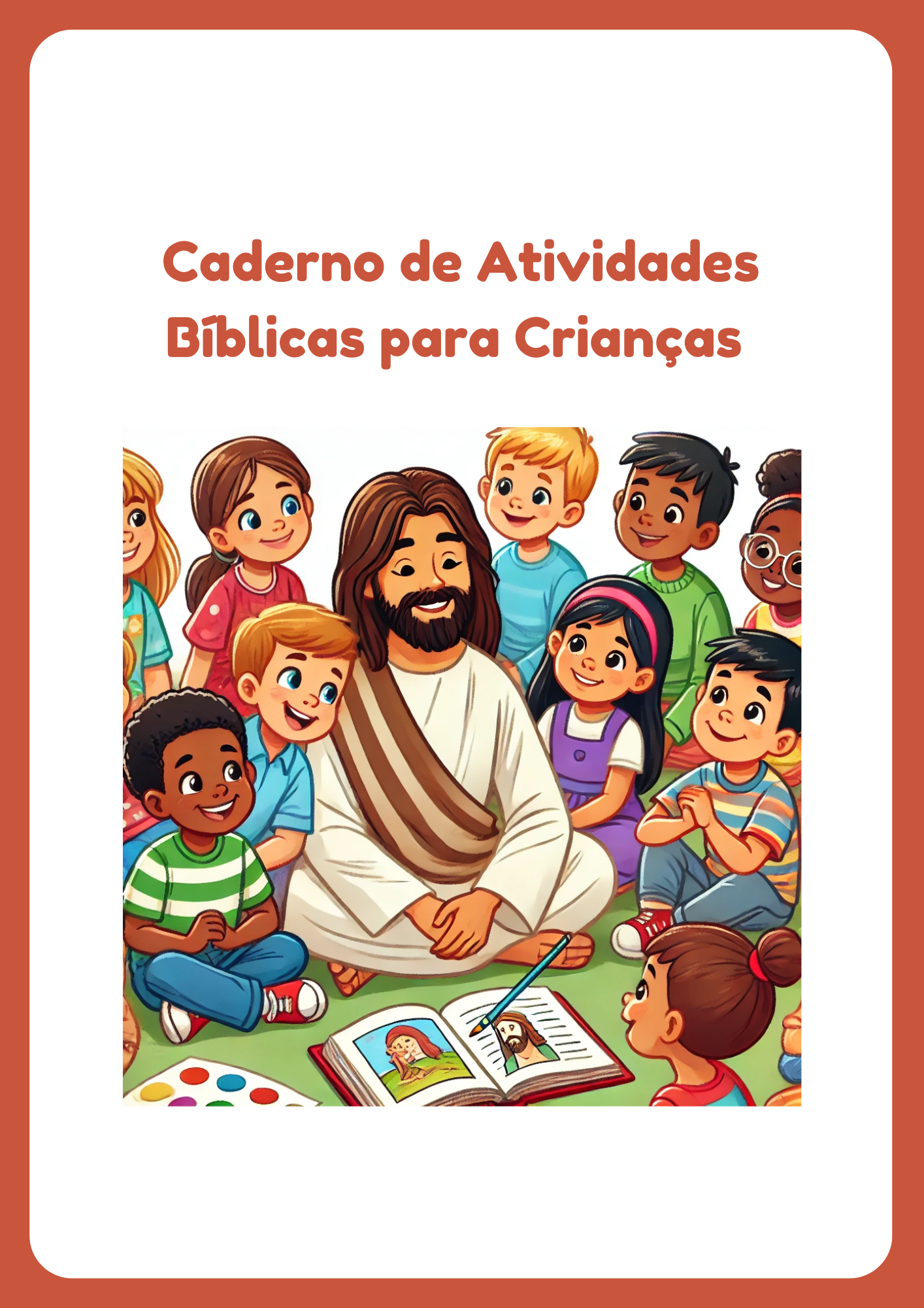 Cópia de Caderno de Atividades Bíblicas para Crianças