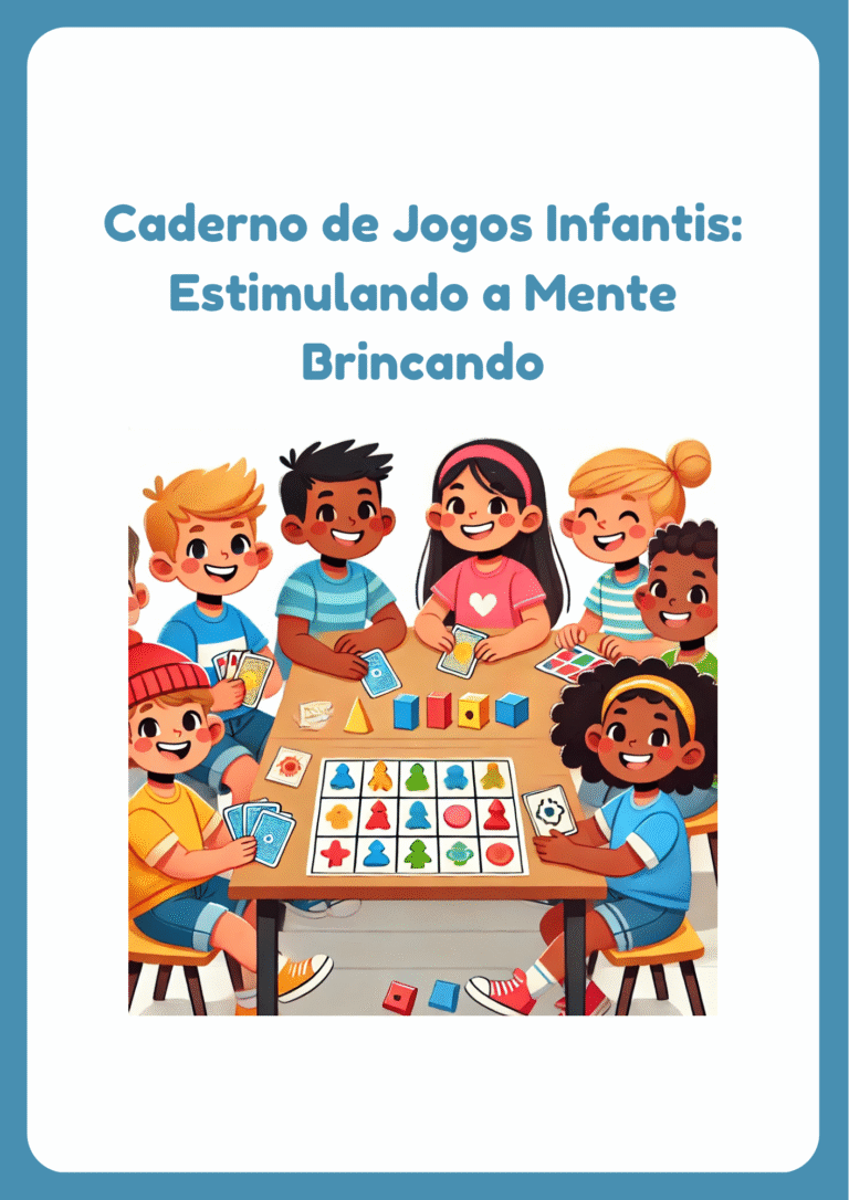Cópia de Caderno de Jogos Infantis Estimulando a Mente Brincando