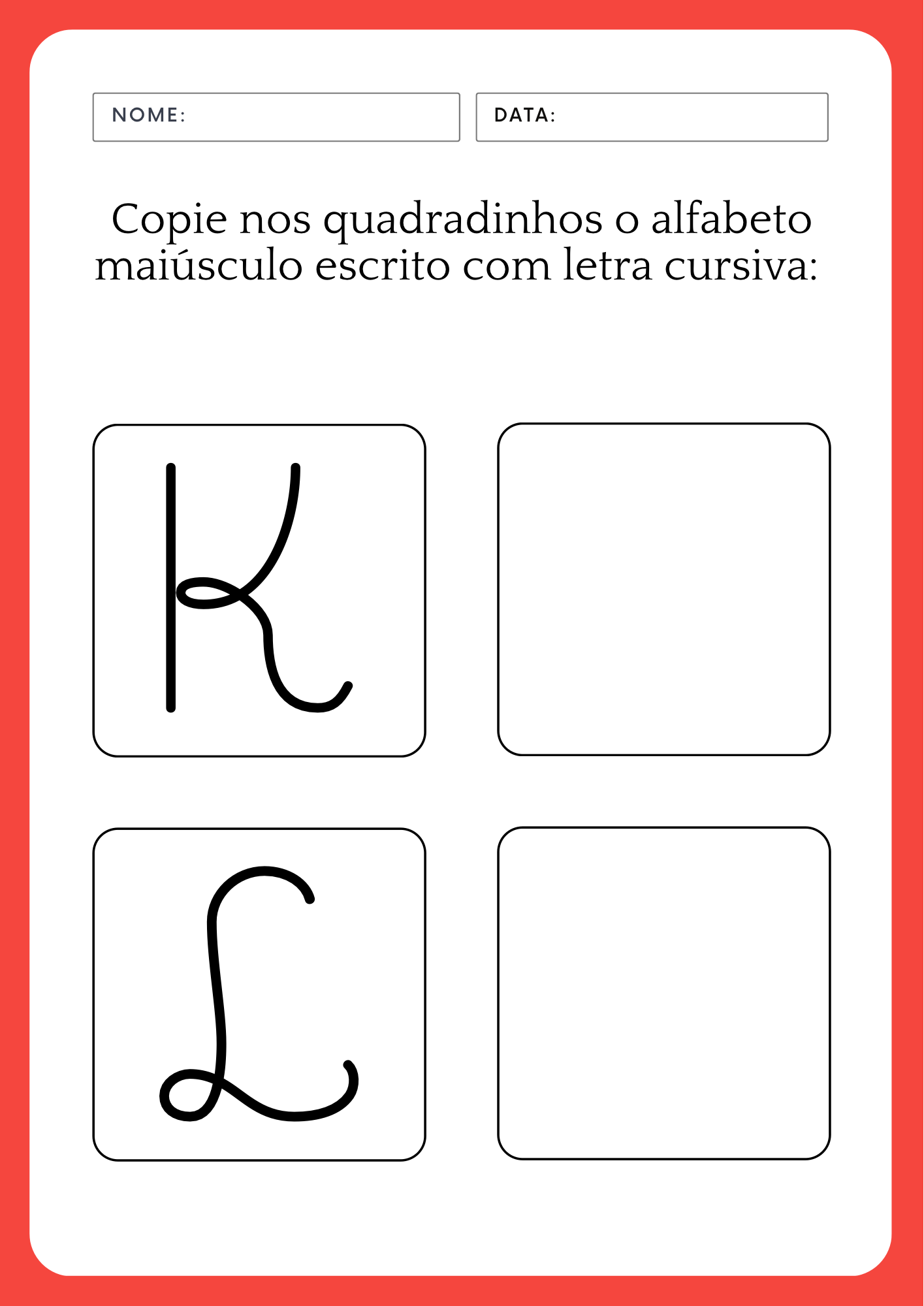Cópia de Caderno de Letra Cursiva - 20